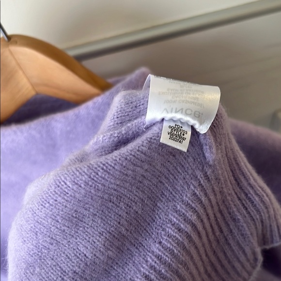 Vince Boiled Cashmere Funnel Neck
Sweater - Lavender - Picture 6 of 9